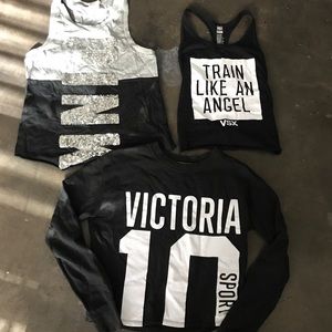 Lot of THREE Victoria’s Secret tops